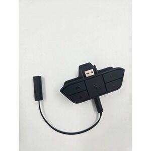 Microsoft Xbox One Stereo Headset Adapter Black Audio Controller